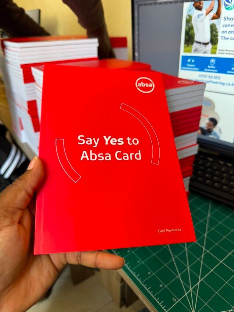 Professional perfect-bound book printing in Nairobi, Kenya