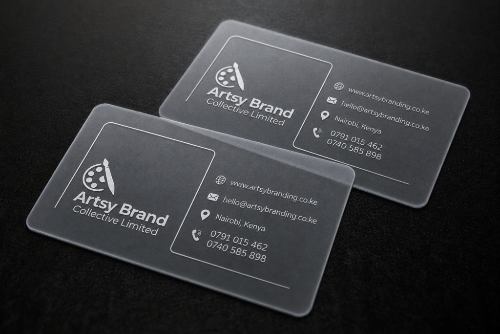Transparent Business Cards