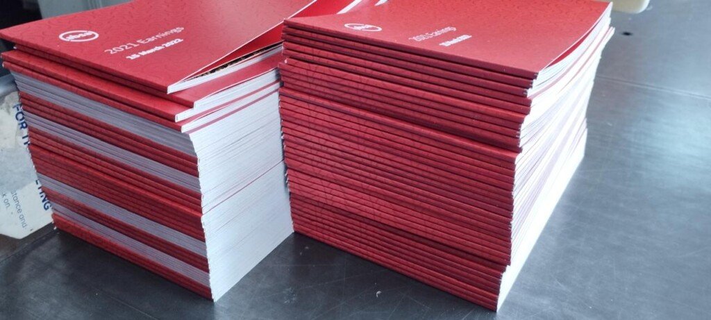 Professionally printed corporate annual report in Nairobi, Kenya