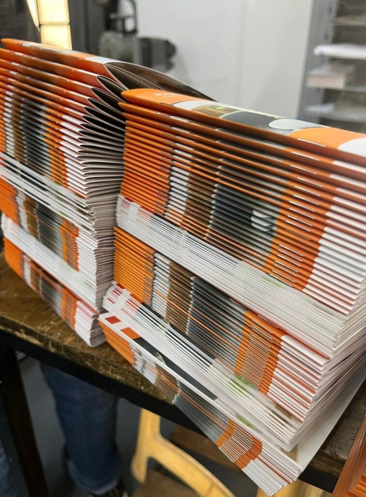 Professionally printed saddle-stitched booklet with a full-colour cover and neatly stapled spine in Nairobi, Kenya