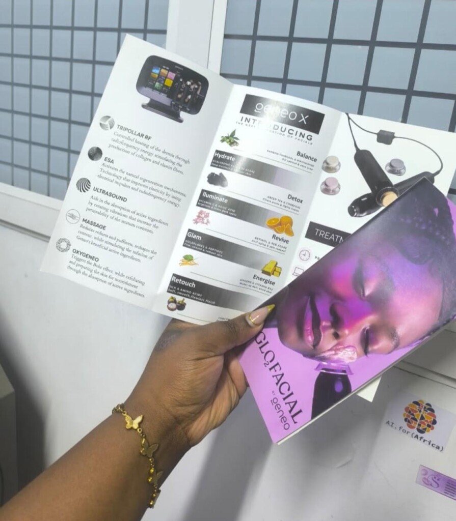 Professionally printed full-colour tri-fold brochure with six organised panels in Nairobi, Kenya