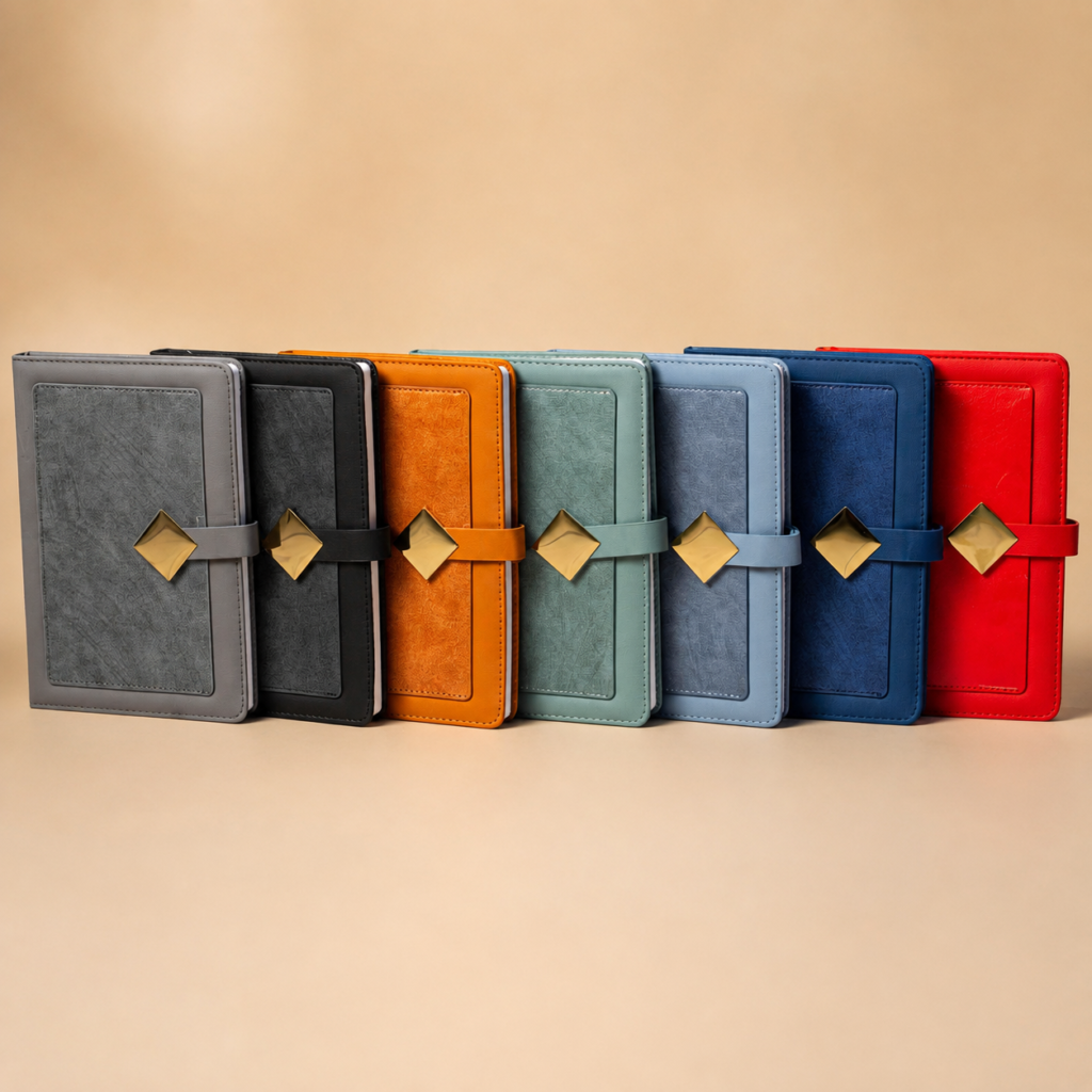 Branded A5 Executive Hardcover Notebook with Clasp