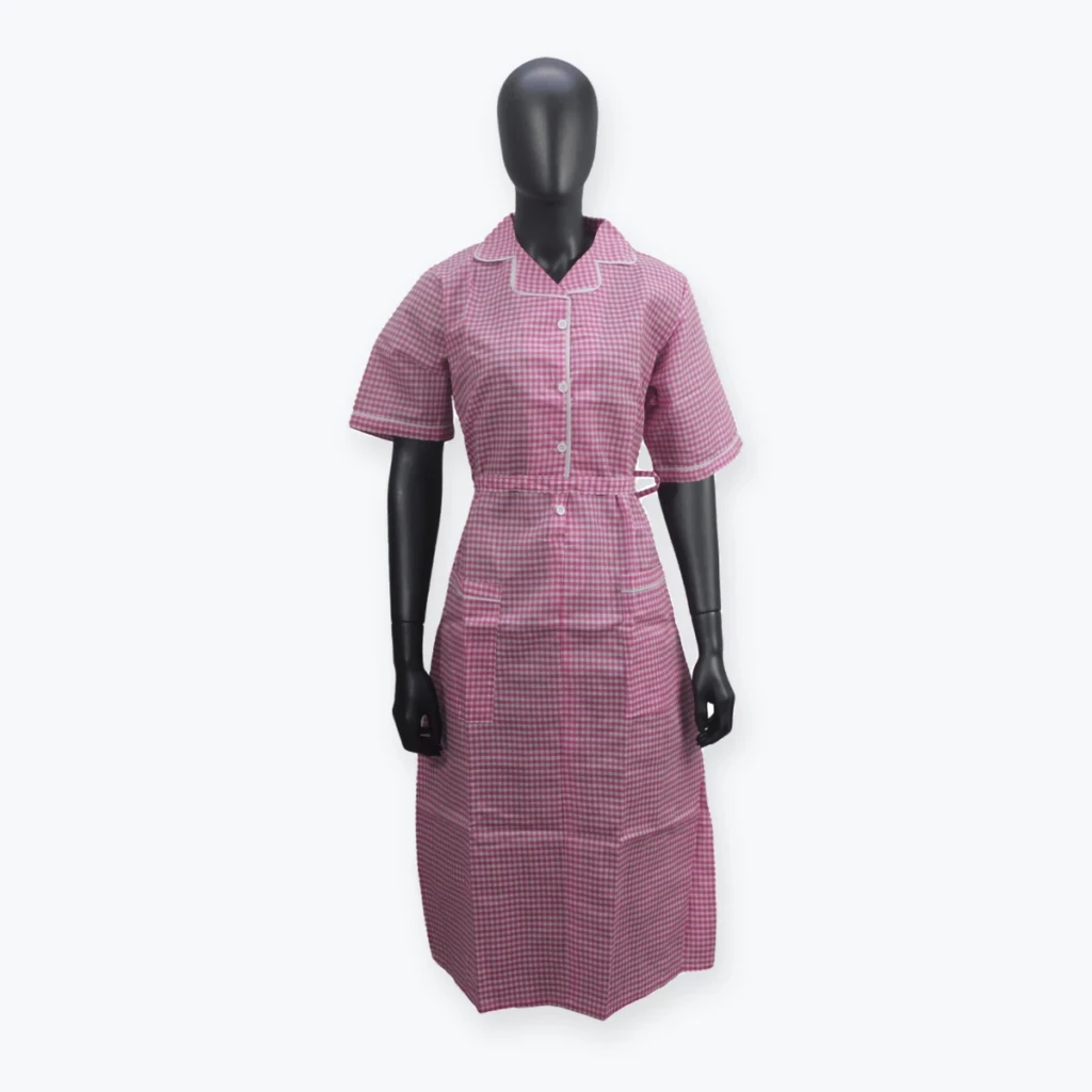 Maids Uniforms Check Print