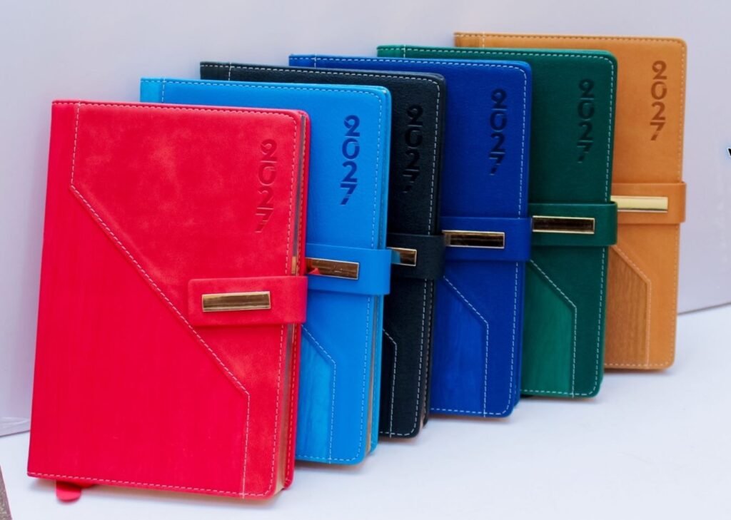 A5 2027 diary design 008, showing the supplier cover design