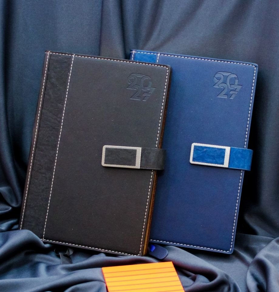 A5 2027 diary design 015, showing the supplier cover design