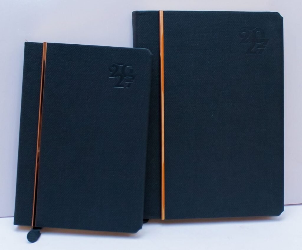 B5 2027 diary design 005, showing the supplier cover design