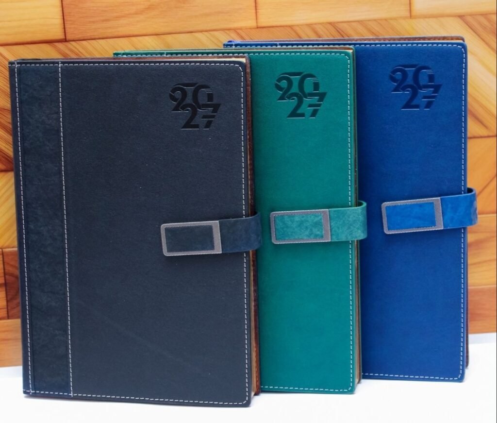 B5 2027 diary design 015, showing the supplier cover design