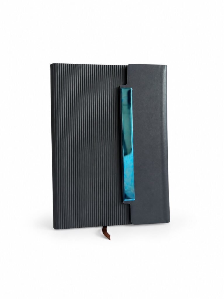 A5 Ribbed Plate Notebooks NOT021, showing the actual reference design on a white background