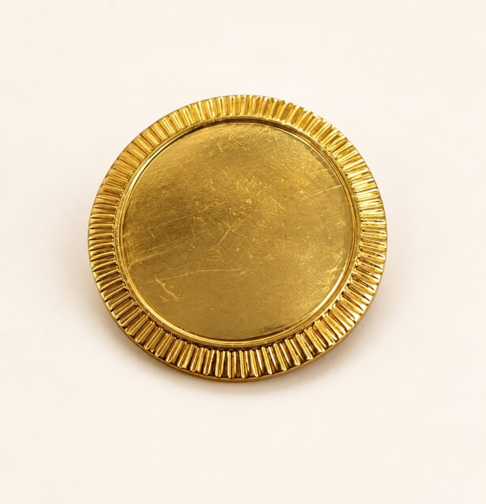 Branded 30mm Gold Round Lapel Pins Nairobi