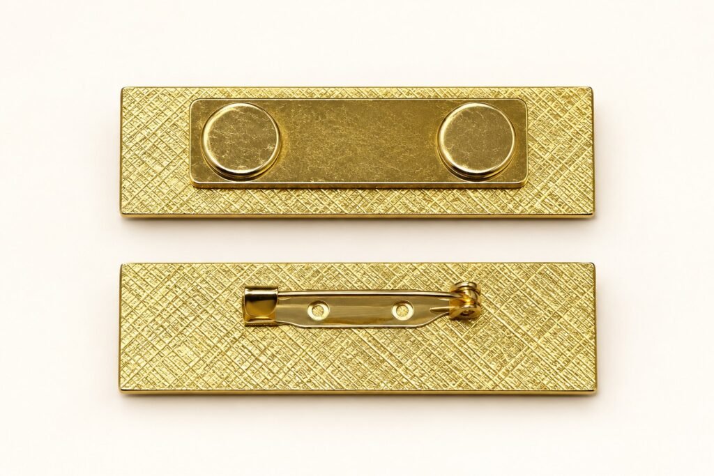 Branded 60mm Gold Name Badges Nairobi