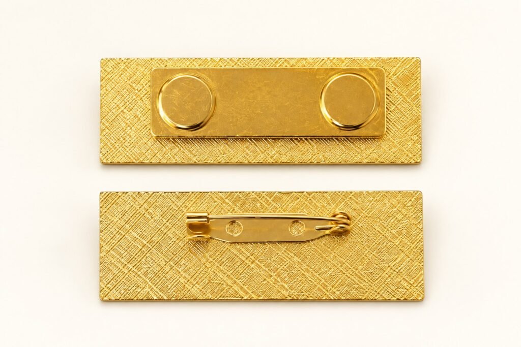 Branded 72mm Gold Name Badges Nairobi