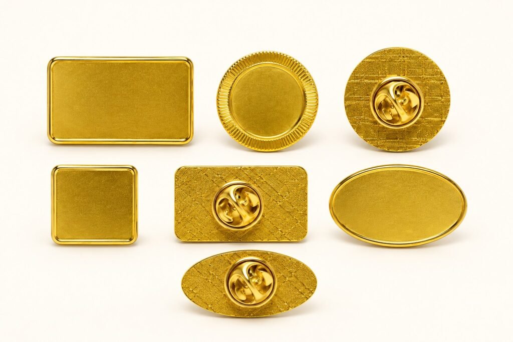 Branded Gold Pin-Back Lapel Badges Nairobi